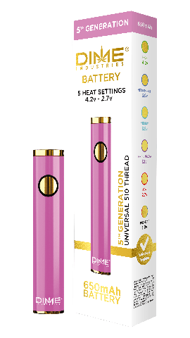 Pink - Universal 510 Thread Battery - 5th Generation