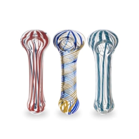 4.5" Translucent Color Hand Pipe -Light Blue (YBW)