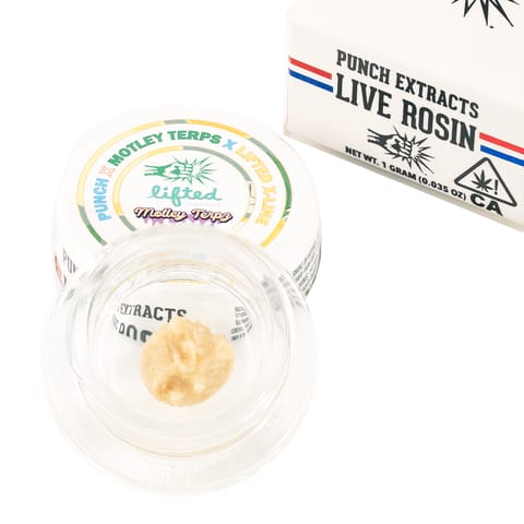PUNCH - ROSIN BADDER - LEMON RANCHER TIER 4 - 1G