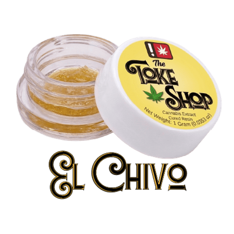 THE TOKE SHOP | CURED RESIN | EL CHIVO | HYBRID | 1 GRAM