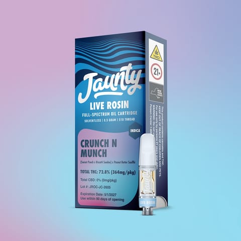 Jaunty | Crunch N Munch | 510 Rosin Cart | 0.5g