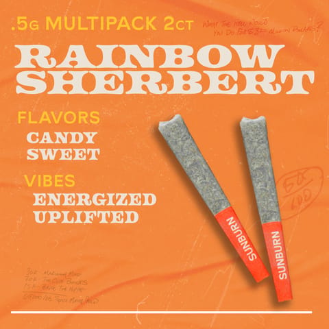 Rainbow Sherbert - 2ct Pre Rolls
