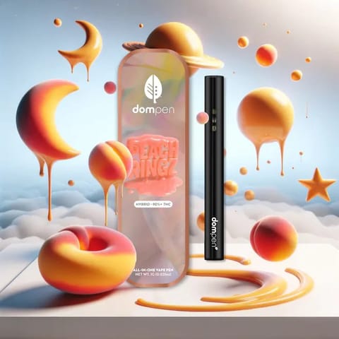 District Cannabis | Peach Ringz | Disposable Cart 1g