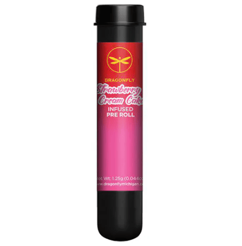 Dragonfly Infused Joint Strawberry Cream Cake 1.25g
