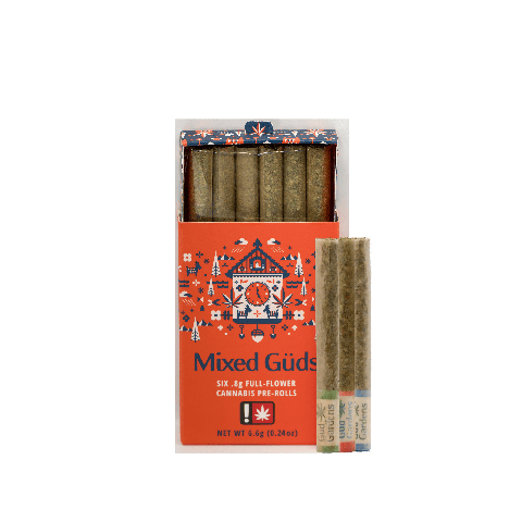 Preroll Pack | Mixed Guds (H) | White Cheetoz 22.09% / GG4 24.17% / White Tiger 18.10% | .8g 6pk
