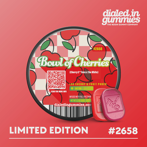 Dialed In Gummies Rosin - Bowl of Cherries 100mg