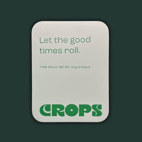 Crops - Preroll - Dulce de Uva - 0.5 g - 7 Pack
