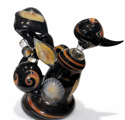 Custom Blown Glass Water Pipe