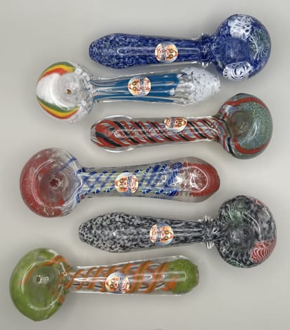 Glass Crush Spoon Pipe - Medium