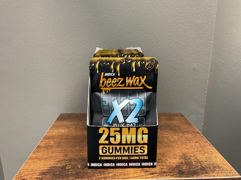 Beez Wax Blue Raz Gummies Indica