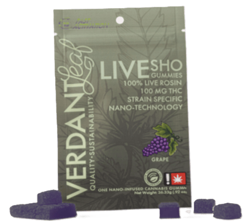 ROSIN NANO GUMMY | GRAPE | CITRUS FUNK | HYBRID | 100MG TOTAL | 1 SCORED GUMMY