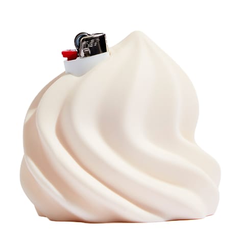 Soft Serve Lighter Holder - Cream