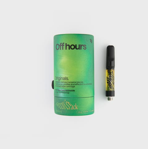 Off Hours - 1g Vape Cartridge - Green Crack