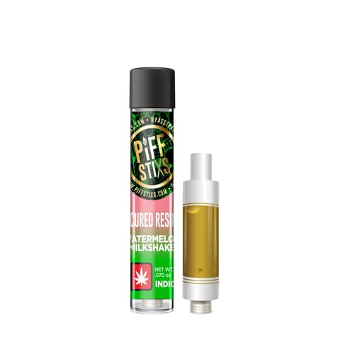 Watermelon Milkshake Cured Resin 2g Cartridge (Piff Stix)