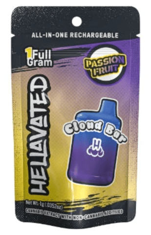 Hellavated | Cloud Bar | - Passion Fruit Cloud | 1g