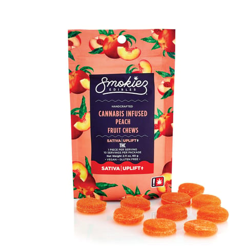 Sweet Peach 10-Pack Gummies - Smokiez