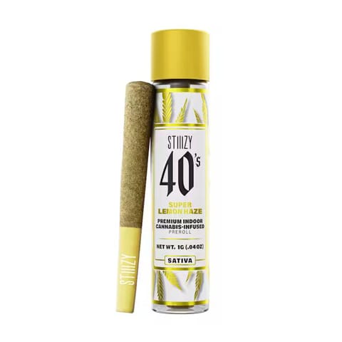 STIIIZY 40's | Super Lemon Haze (S) | 1g Infused Preroll Joint