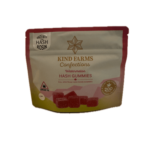 Kind Farms - Hash Gummies - Watermelon - 200MG
