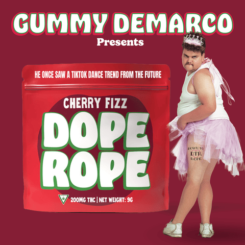 Gummy Demarco Cherry Fizz Dope Rope Gummies 200mg