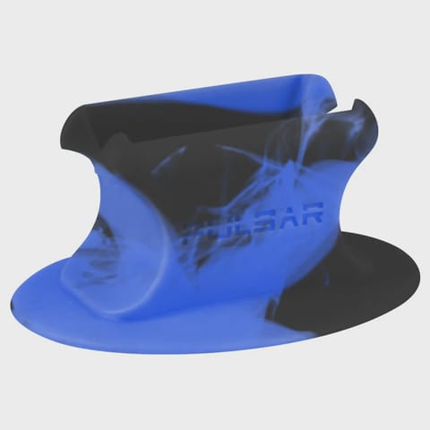 Pulsar RIP Series Dab Straw Silicone Stand - Blue Black Swirl