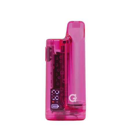 G Pen Hydout - Retro Clear 510 Battery - Pink Translucent