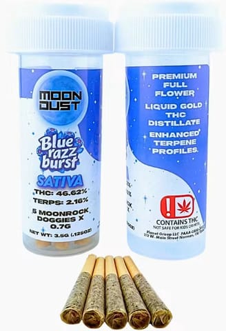Moon Dust | Dogwalkers | 0.7g 5pk | Blue Razz Burst