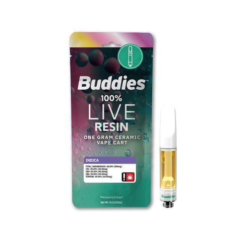 Buddies Live Resin Cartridge | Tropic Puncher 1g