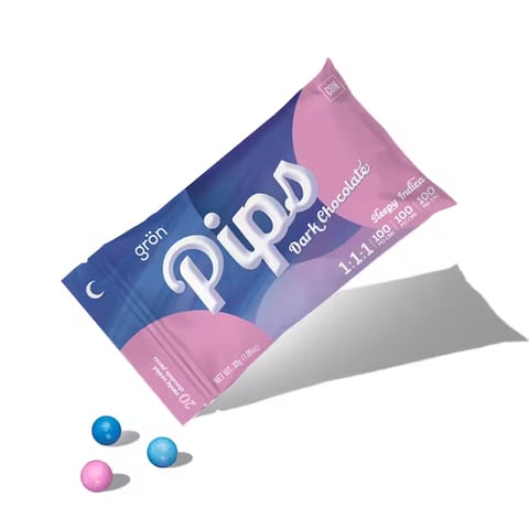 Pips Dark Chocolate 1:1:1 THC:CBD:CBN (Gron)