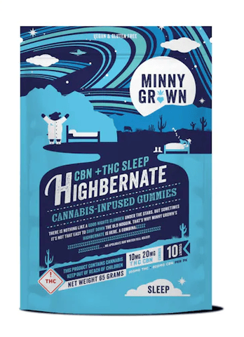 Highbernate Cannabis Gummies - 5mg THC, 10mg CBN - 10ct - Indica - Regular
