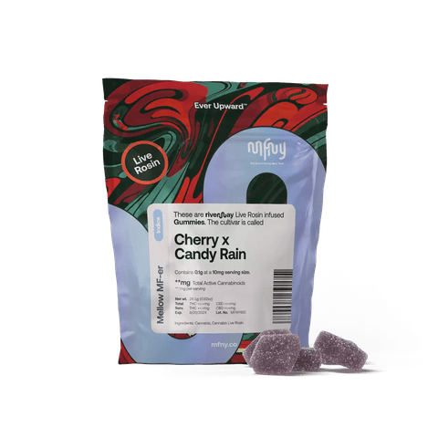Cherry x Candy Rain Live Rosin Gummies (10PK)