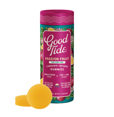 KB - GOOD TIDE - CBN GUMMY - 1:1:1 PASSIONFRUIT - 300MG