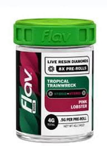 Flav | Tropical Trainwreck x Pink Lobster Duo | Infused Pre Roll Pack | 4g