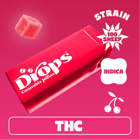 Drops | Cherry | Dreamy | 100MG | 20PC | Gummies