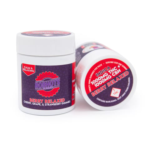Robhots Gummies | Berry Relaxed 1000mg Med