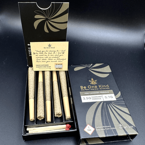 Be One Kind | Runtz | H | 5 .7G Pre-rolls | 3.5G