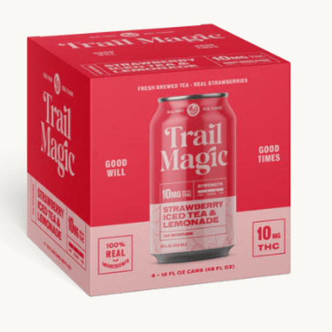 Trail Magic - Strawberry Iced Tea & Lemonade - 10mg THC - 4-Pack