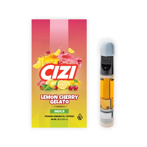 KB - CIZI - THC VAPE - LEMON CHERRY GELATO - 1G
