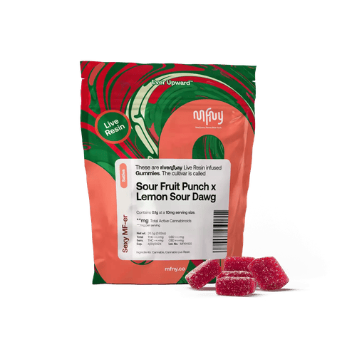 MFNY - Live Resin Gummies 10 pk - Sour Fruit Punch x Lemon Sour Dawg
