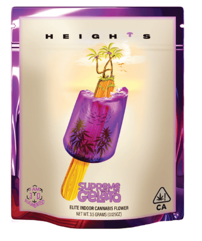 Heights | Supreme Gelato | 3.5g | Flower | Indoor | Bag