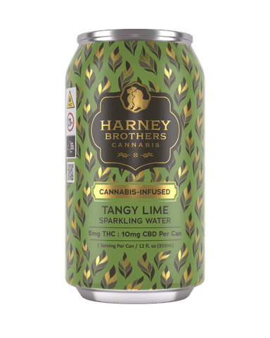 Harney Brothers | Tangy Lime Sparkling Water | Beverage [12oz]