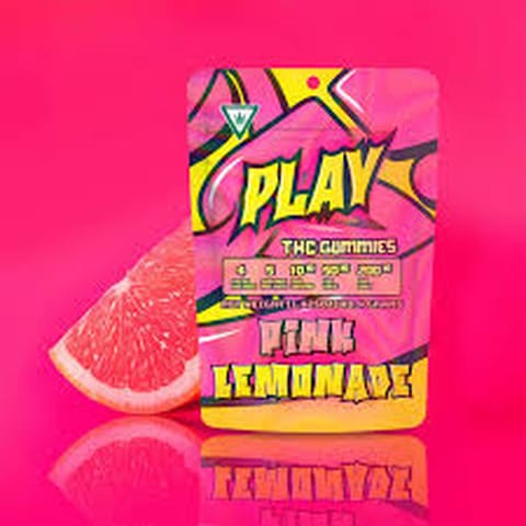 PLAY Gummy (1x200mg) Single - Pink Lemonade
