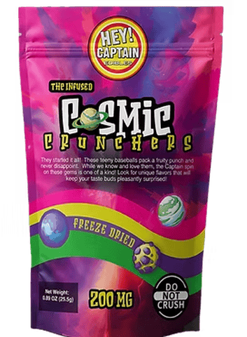 HEY CAPTAIN | SOUR COSMIC CRUNCHERS FREEZE DRIED | SUBLINGUAL | 200MG