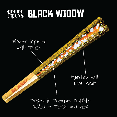 (MED) Black Widow 1.3g - Diamond OG