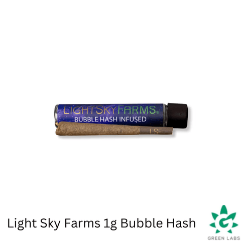 (REC) LightSky Farms - Bubble Hash Infused 1g Pre-Roll - Electric Peanut Butter Cookie #2 x Electric Gorilla Butter