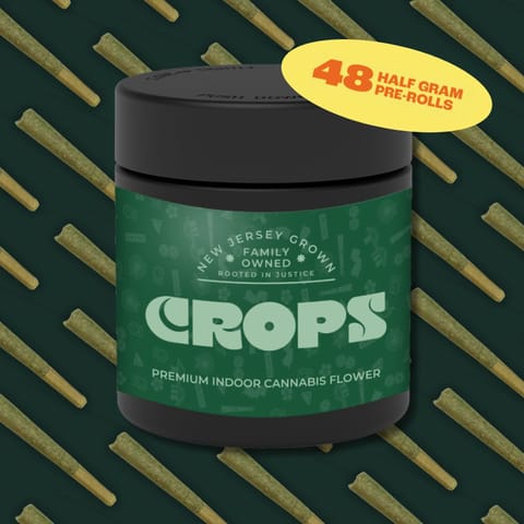 Crops - Preroll - Watermelon Mint - 0.5 g - 48 Pack