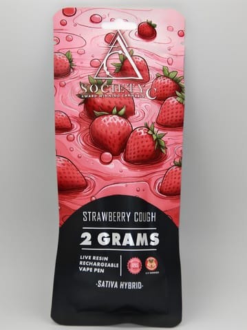 Society C | Disposable | Strawberry Cough 2g