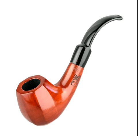 Pulsar Shire Pipes Bent Octagon Brandy Smoking Pipe | 5.5"