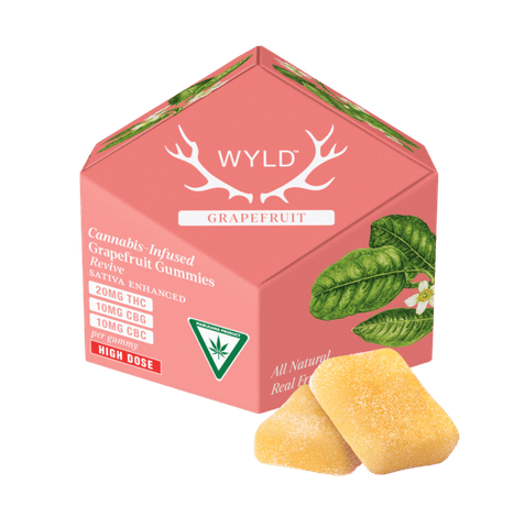 WYLD | GRAPEFRUIT THC: CBG: CBC | GUMMY | 200MG
