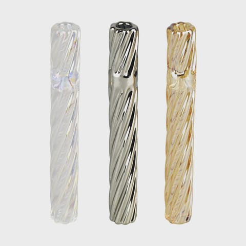 Pulsar Rainbow Twist Glass One Hitter 4"