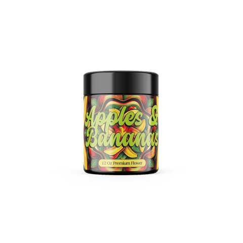 (REC) 1/2 OZ Big Bud Jars - Apples & Bananas